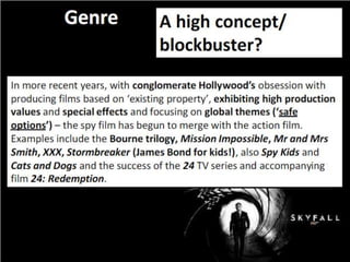 A2 Media Skyfall Lesson 1 Genre