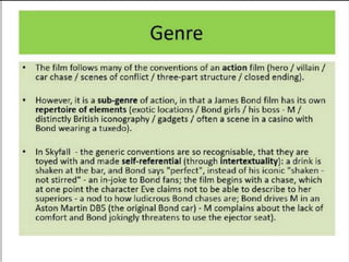 A2 Media Skyfall Lesson 1 Genre