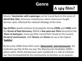 A2 Media Skyfall Lesson 1 Genre