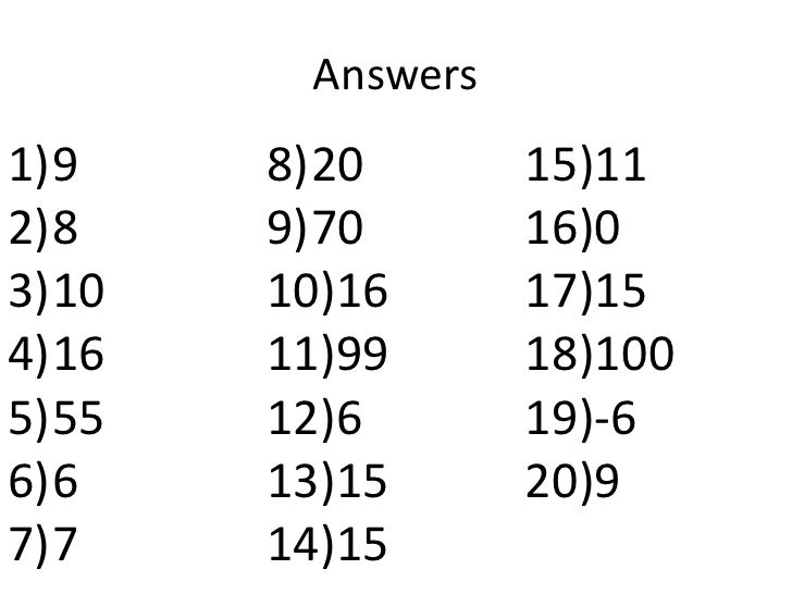 Hands On Equations Worksheet