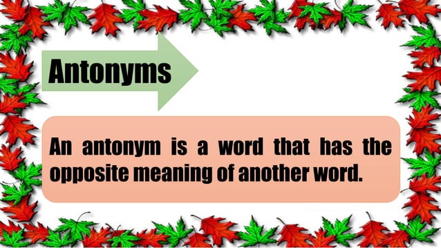 Lesson 1 - Synonyms and Antonyms Lesson.pptx