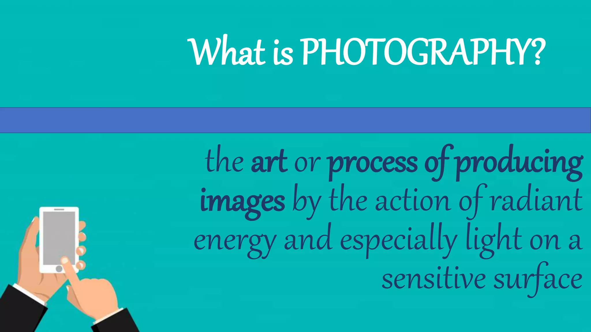 Lesson 1 the art of photography- subject