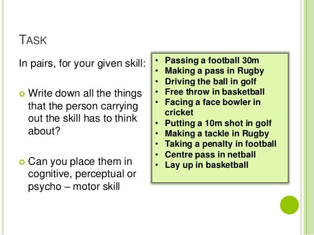 Types Of Skill