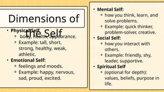 Self Function Examples LESSON 1 UNDERSTANDING SELF SOCIAL STUDIES.pptx