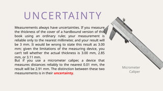 M Ruler Uncertainty Lesson 1-Units and Physical Quantities(University Physics 16th ed) | PPTX