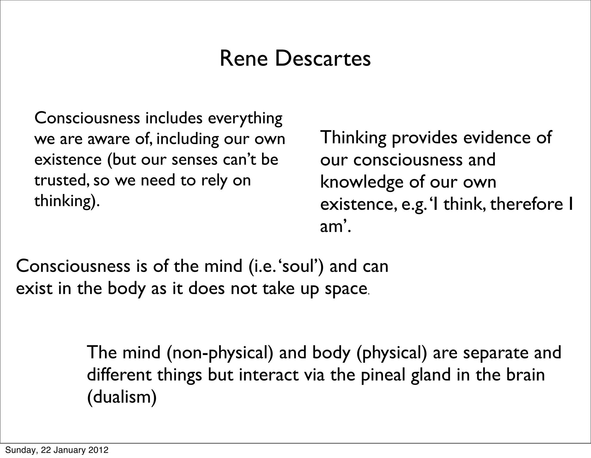 Lesson 1 what is consciousness | PDF