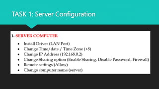 TASK 1: Server Configuration
 