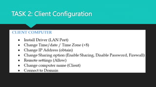 TASK 2: Client Configuration
 