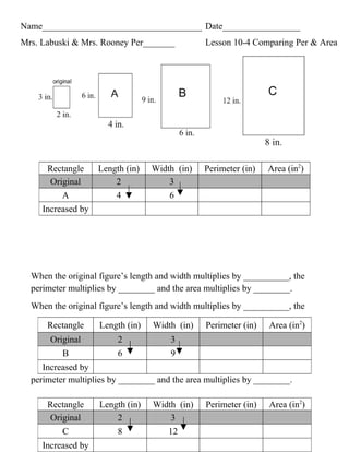 Lesson 10 4 comparing per and area | PDF