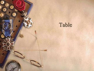 Table
 