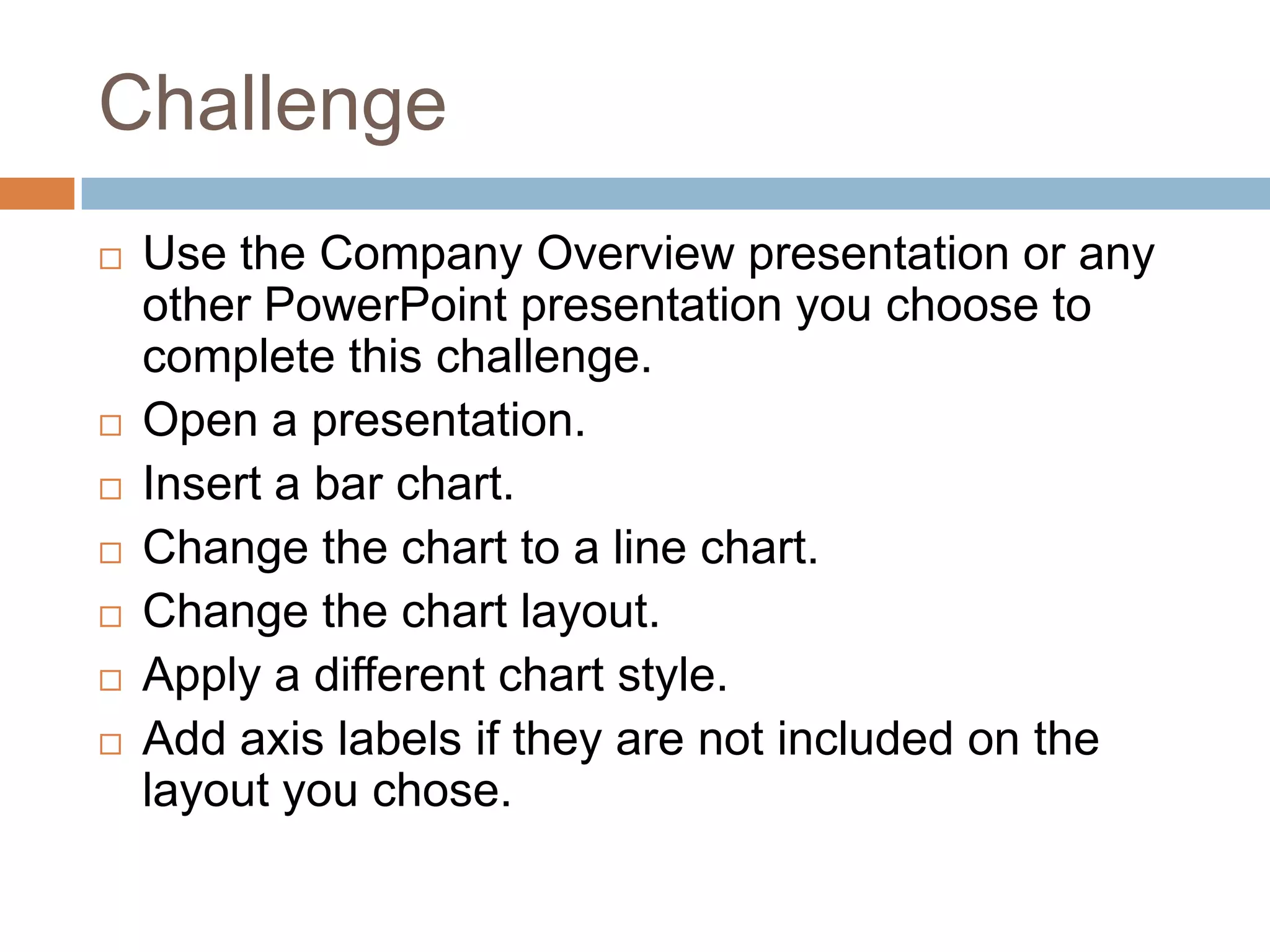 Lesson 10   working with charts