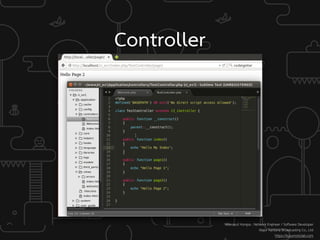Controller
Weerayut Hongsa : Network Engineer / Software Developer
Major Kantana Broadcasting Co., Ltd
https://kusumotolab.com
 