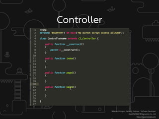 Controller
Weerayut Hongsa : Network Engineer / Software Developer
Major Kantana Broadcasting Co., Ltd
https://kusumotolab.com
 