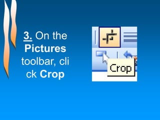 Cropping and resizing the graphics | PPTX
