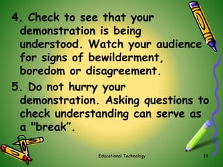 Demonstrations in teaching | PPTX