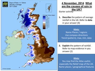 Lesson 10 what are the causes of rain in the uk | PPTX