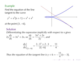 Lesson 11: Implicit Differentiation | PDF