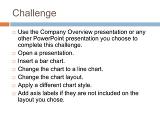 Lesson 11   working with charts