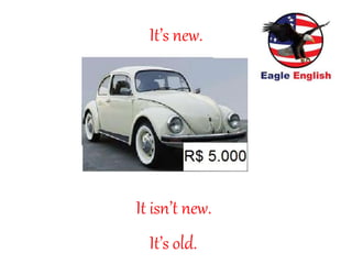 It’s new.
It isn’t new.
It’s old.
 