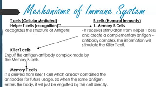Mechanisms of Immune System
 