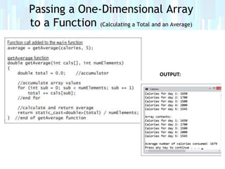 Lesson 11 one dimensional array | PPTX