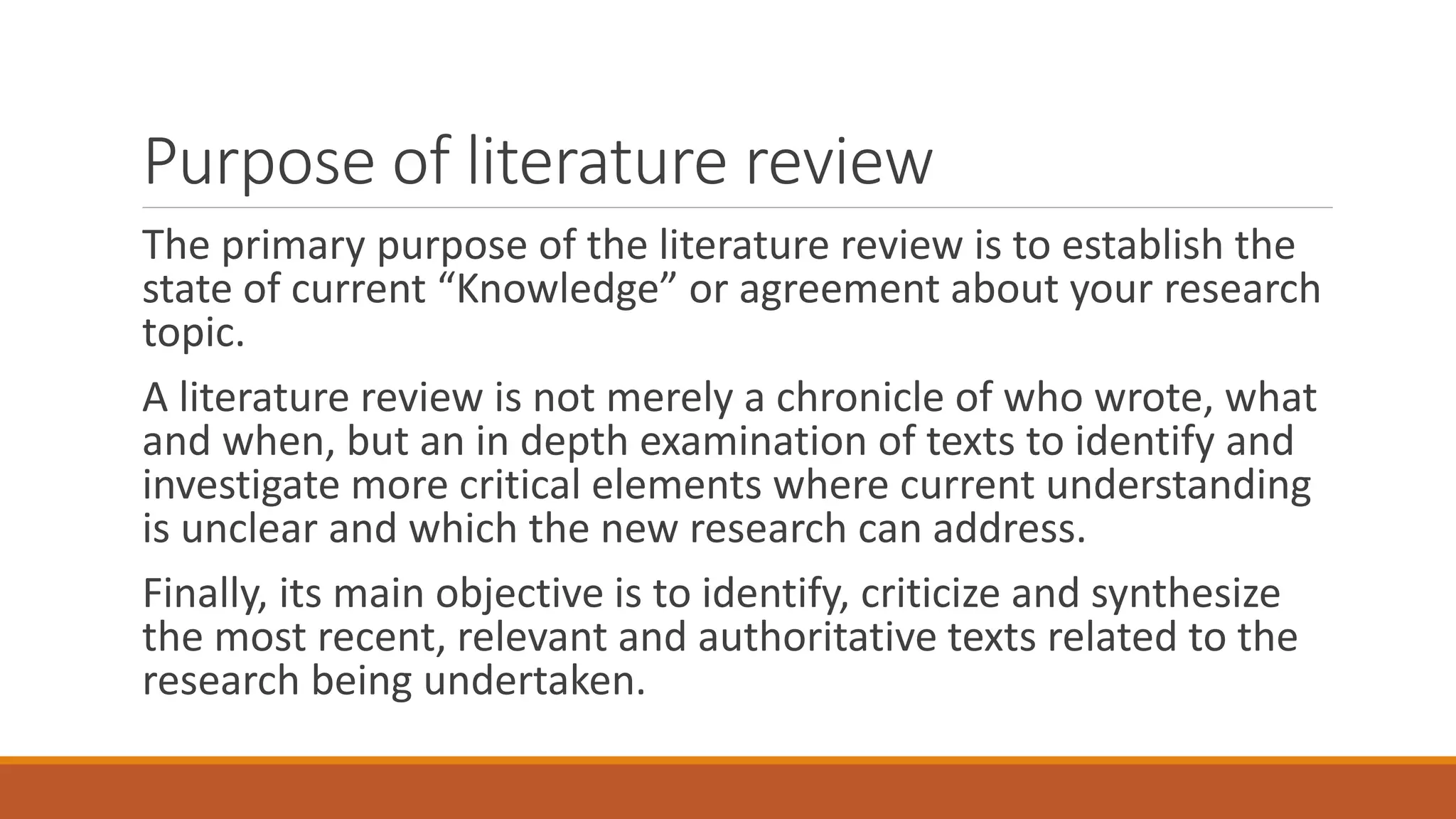 Lesson 11 selecting relevant literature