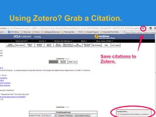 Using Zotero? Grab a Citation.
 