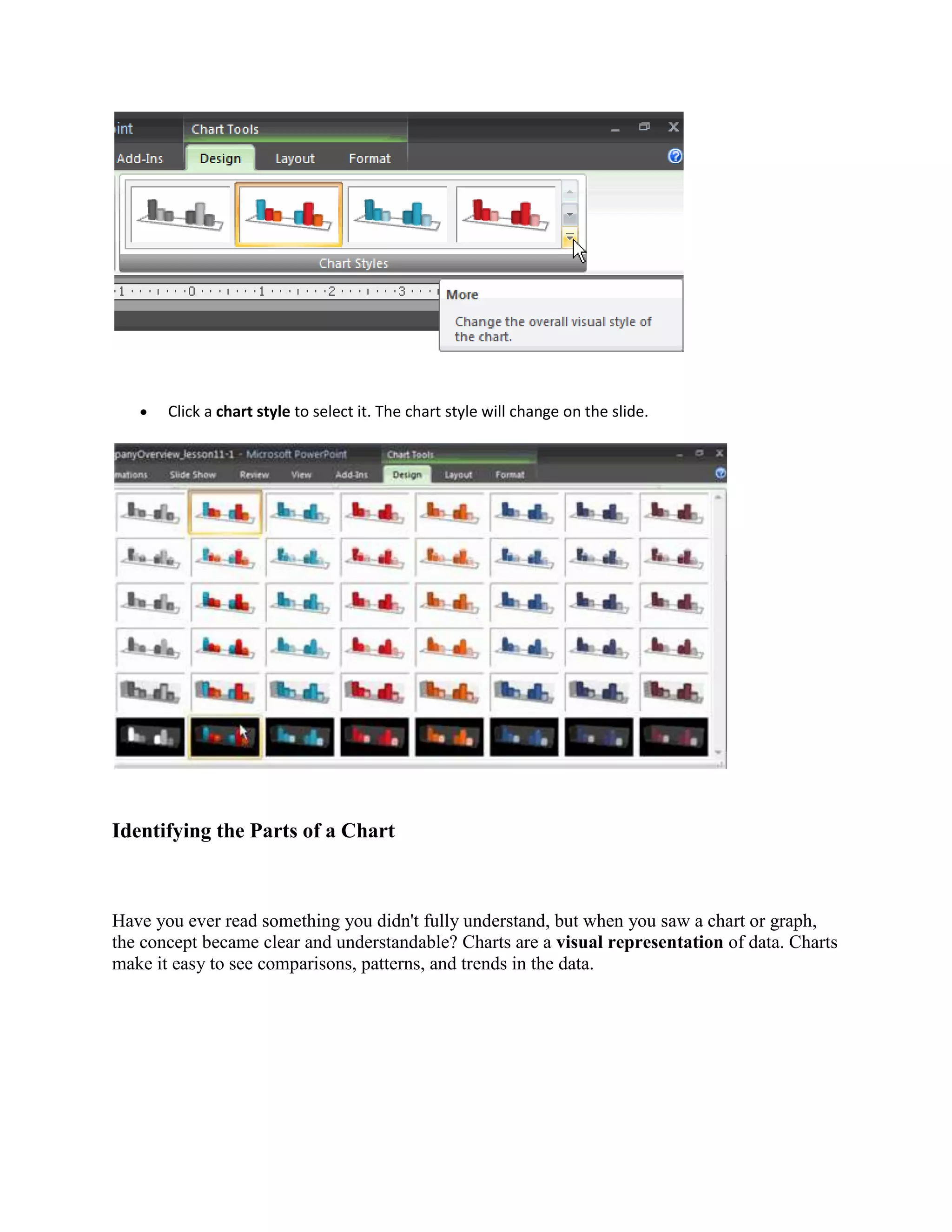Lesson11 working with charts