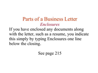 Lesson 11 Writing Business Letters 1210556377680231 9 | PPT