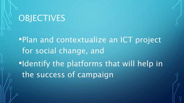 Lesson12. ict project-for-social-change-group2 | PPTX | IT and Internet ...