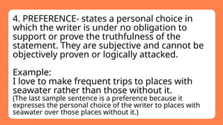 Sentence Preference Lesson_1(2) this is power point presentation | PPTX