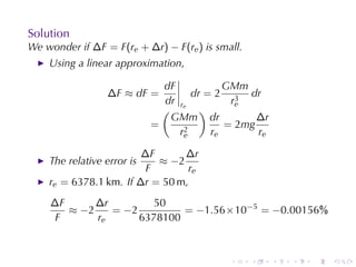 Lesson 12: Linear Approximation and Differentials | PDF