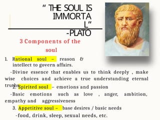 Soul Base Intellect Lesson 1 & 2-PHILOSOPHY about philosophy | PPTX