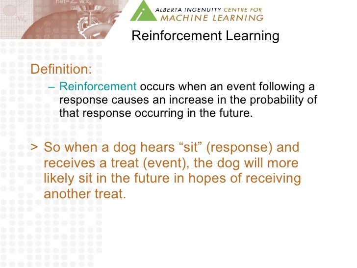 Lesson12 Reinforcement Learning for Critterbot Science 8