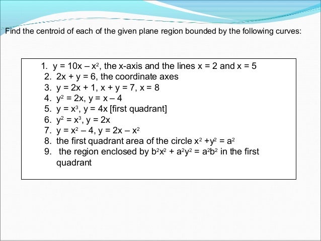 Lesson 12 Centroid Of An Area Lesson 12 Centroid Of An Area