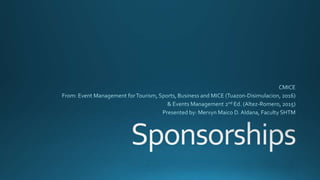 Event Sponsorships