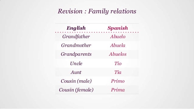 Basic Spanish Lesson 12 Talking About Family Friends And Pets