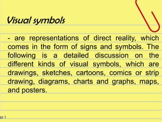 VISUAL SYMBOLS CONE OF EXPERIENCE | PPTX