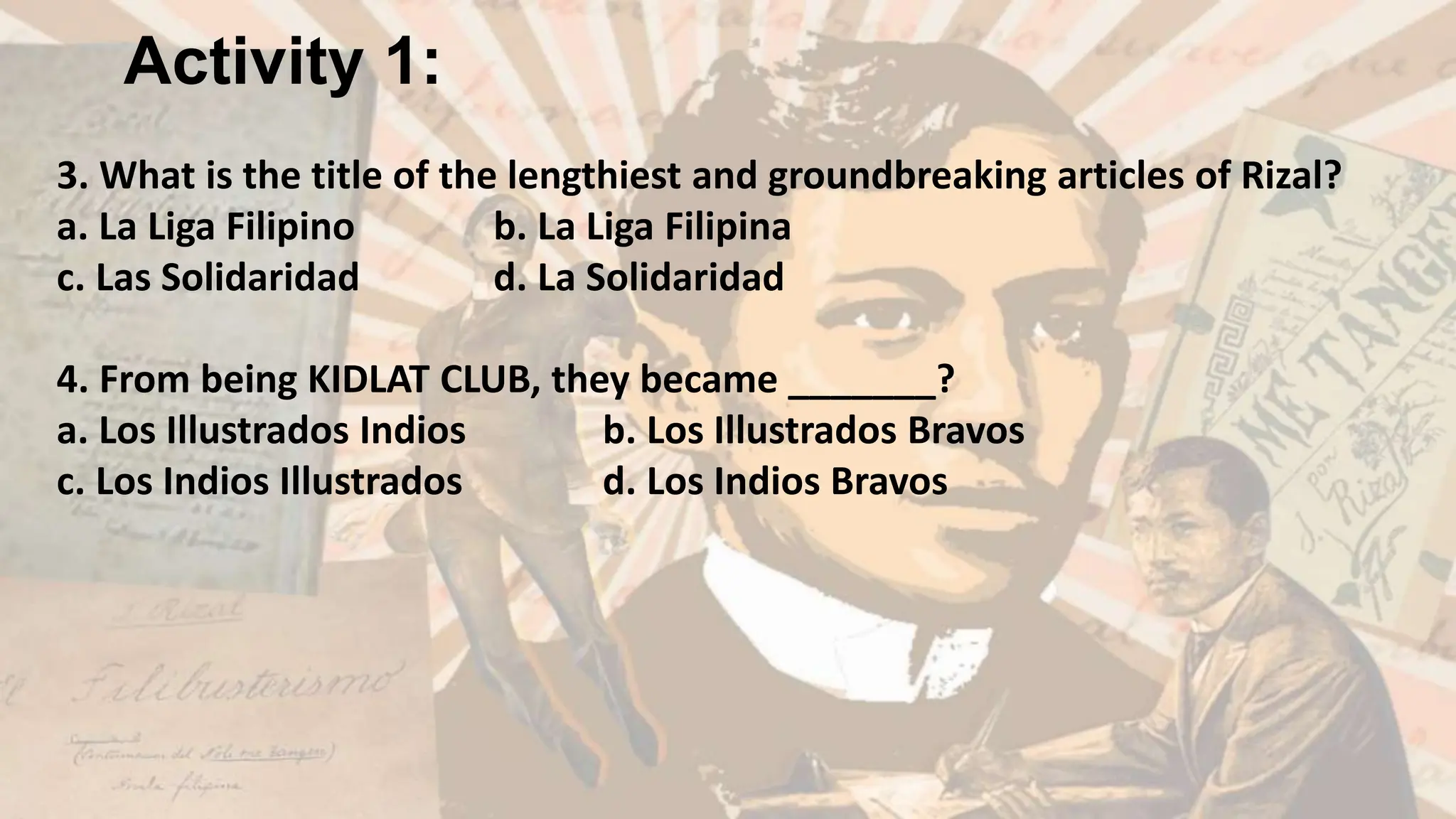 LESSON 13.pptx_RIZAL_ORGANIZATIONS_BEED_2A | PPTX