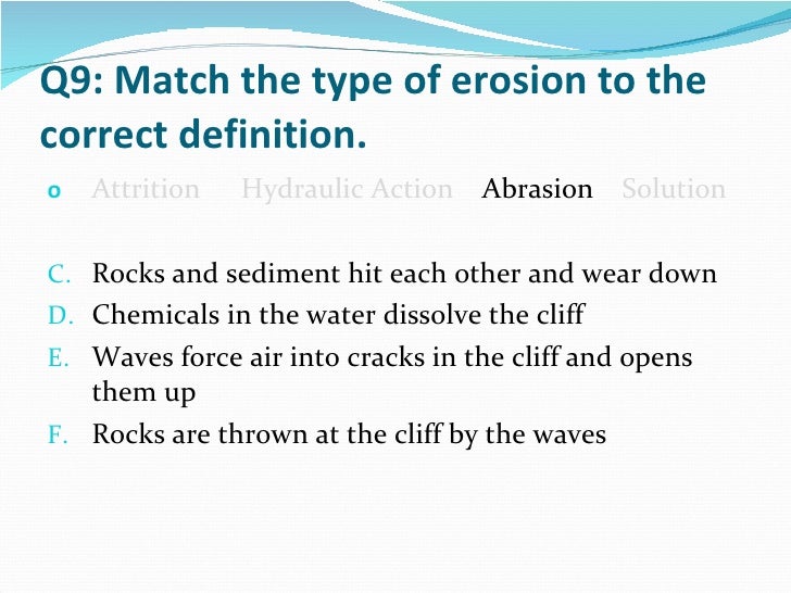 GCSE Geog OCRB Theme 1 Coasts review