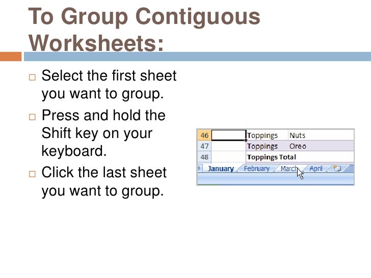 Lesson13 Working With Worksheets