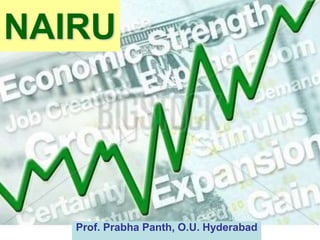 NAIRU
Prof. Prabha Panth, O.U. Hyderabad
 