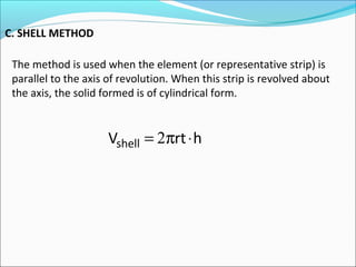 Lesson 13 volume of solids of revolution | PPT
