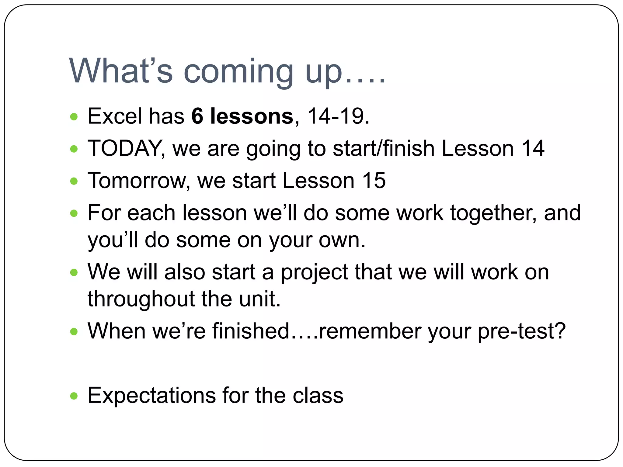 Create a Lesson 14 folder