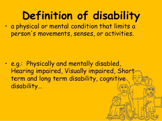 disability definition