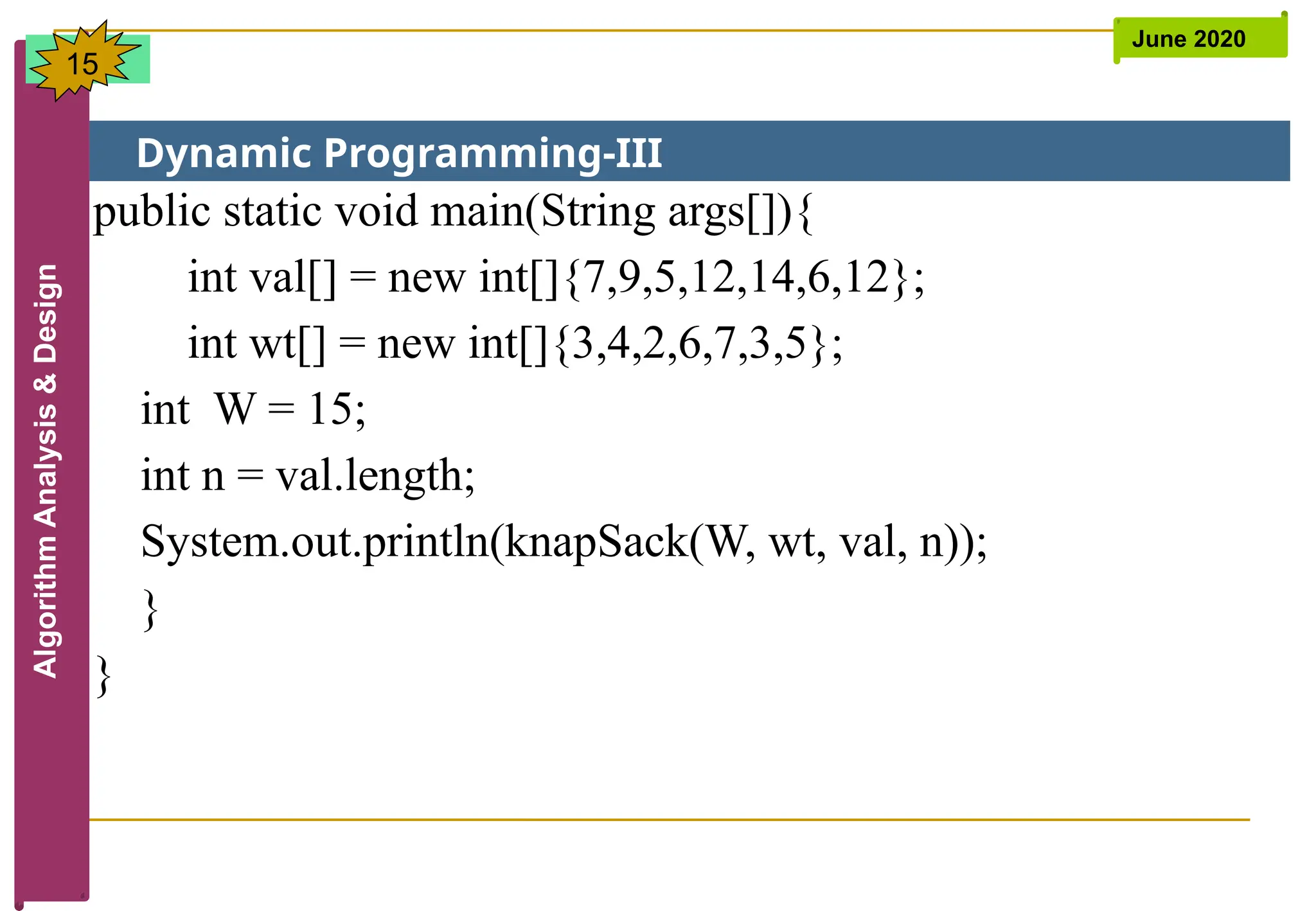 Lesson 14 Dynamic Programming Iii Pptx