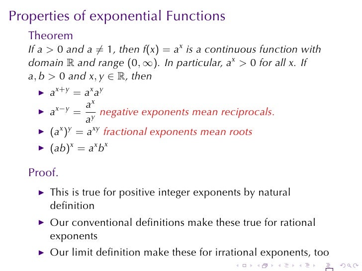 Lesson 14: Exponential Functions