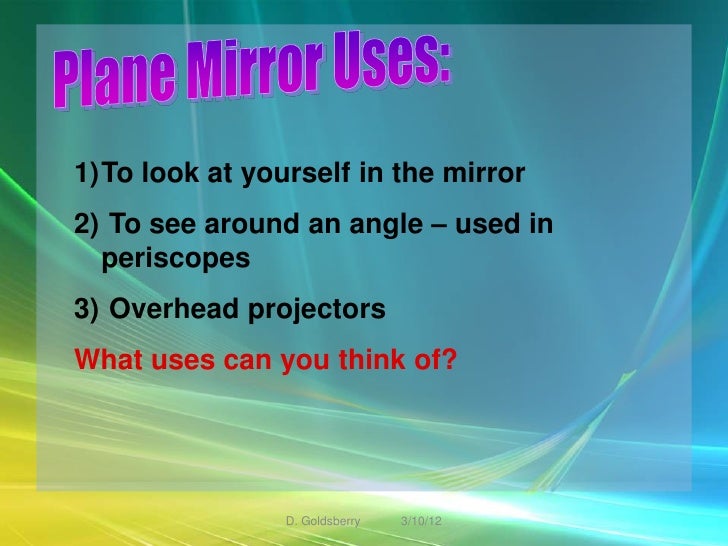 Lesson 14 mirrors & lenses part i