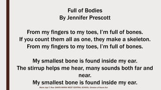 Marie Jaja Tan Roa Santa
1. Ball-and-socket Joint
 Your arms and shoulder, upper leg and hip is
connected in a ball-and-socket joint.
Shoulder joint
Hip joint
 