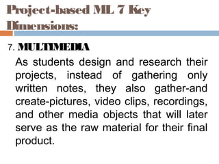 Lesson 15 16 project-based learning and multimedia | PPT